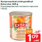 Konserveeritud virsikupoolikud
Extra Line, 565 g
