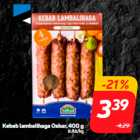 Kebab lambalihaga Oskar, 400 g