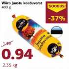 Allahindlus - Wõro juustu keeduvorst
400 g