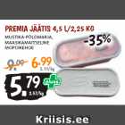 Allahindlus - PREMIA JÄÄTIS 4,5 L/2,25 KG