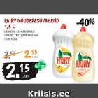 FAIRY NÕUDEPESUVAHEND
1,5 L