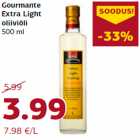 Gourmante
Extra Light
oliiviõli
500 ml