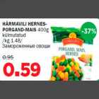 HÄRMAVILI HERNESPORGAND-MAIS 400g külmutatud