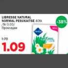 Allahindlus - LIBRESSE NATURAL NORMAL PESUKAITSE 40tk