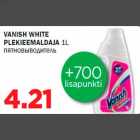 VANISH WHITE PLEKIEEMALDAJA 1L