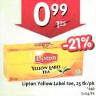 Allahindlus - Lipton Yellow Label tee,25tk