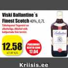 Allahindlus - Viski Ballantine´s
Finest Scotch