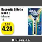 Allahindlus - Raseerija Gillette
Mach 3