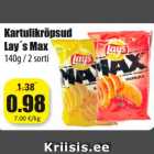 Allahindlus - Kartulikrõpsud
Lay´s Max