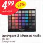 Lauvärvipalett 48 tk Matte and Metallic