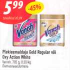 Plekieemaldaja Gold regular või Oxy Action White