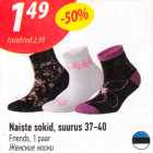 Naiste sokid, suurus 37-40