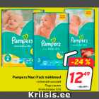 Mähkmed - Pampers Maxi Pack mähkmed
• erinevad suurused