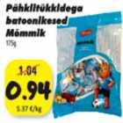 Allahindlus - Pähklitükkidega batoonikesed Mõmmik 175g