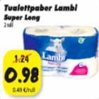 Allahindlus - Tualettpaber Lambi Super Long 