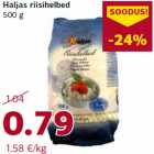 Allahindlus - Haljas riisihelbed
500 g