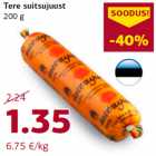 Allahindlus - Tere suitsujuust
200 g