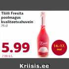 Tšiili Fresita
poolmagus
kvaliteetvahuvein
75 cl