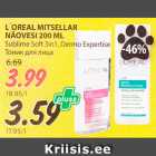 Allahindlus - L´OREAL MITSELLAR
NÄOVESI 200 ML