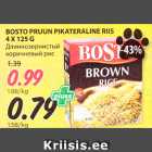 Allahindlus - BOSTO PRUUN PIKATERALINE RIIS
4 X 125 G