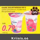 Allahindlus - SAARE JOGURTIKREEM 400 G