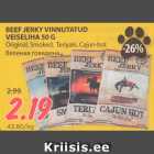 Allahindlus - BEEF JERKY VINNUTATUD
VEISELIHA 50 G