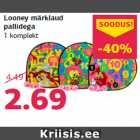 Allahindlus - Looney märklaud
pallidega