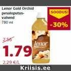 Allahindlus - Lenor Gold Orchid
pesuloputusvahend
780 ml