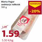 Allahindlus - Marta Pagar
aedmarja rullkook
300 g