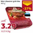 Allahindlus - Nõo Lihavürst grill-liha
400 g