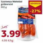 Allahindlus - Saaremaa Muhedad
grillvorstid
800 g