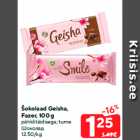 Šokolaad Geisha,
Fazer, 100 g

