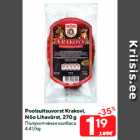 Poolsuitsuvorst Krakovi,
Nõo Lihavürst, 270 g
