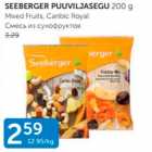 Allahindlus - SEEBERGER PUUVILJASEGU 200 G