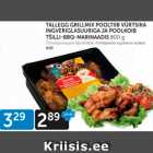 TALLEGG GRILLMIX POOLTIIB VÜRTSIKA INGVERIGLASUURIGA JA POOLKOIB TŠILLI-BBQ-MARINAADIS 800 G