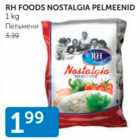 RH FOODS NOSTALGIA PELMEENID 1 KG