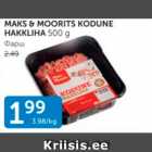 MAKS & MOORITS KODUNE HAKKLIHA 500 G