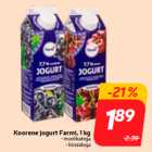 Koorene jogurt Farmi, 1 kg