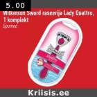 Allahindlus - Wilkinson Sword raseerija Lady Quttro