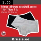 Allahindlus - Friends tüdrukute aluspüksid,