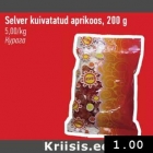 Allahindlus - Selver kuivatatud aprikoos,