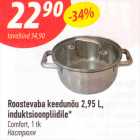 Roostevaba keedunõu 2,95 l, induktsioonpliidile*