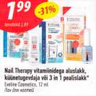 Nait Therapy vitamiinidega aluslakk, küünetugevdaja või 3 in 1 pealislakk*