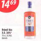 Brändi Ibis
X.O. 36%*
70 cl, 20,98/L