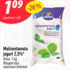 Maitsestamata
jogurt 2,5%*