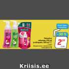 Allahindlus - Palmolive
vahuseep, 250 ml
 ja täitepakk, 500 ml****
