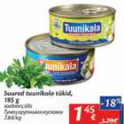 Allahindlus - Suured tuunikala tükid, 185 g