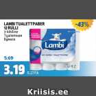 Lambi tualettpaber 12 rulli