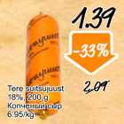 Tere suitsujuust 18%, 200 g