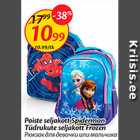 Allahindlus - Poiste seljakott Spiderman Tüdrukute seljakott Frozen